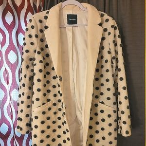Modcloth Polka-dot XL Coat